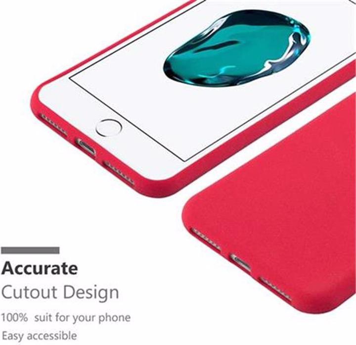 Productafbeelding Cadorabo TPU Frosted Cover (Apple iPhone 7s Plus, Apple iPhone 7 Plus)