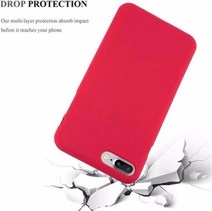 Productafbeelding Cadorabo TPU Frosted Cover (Apple iPhone 7s Plus, Apple iPhone 7 Plus)