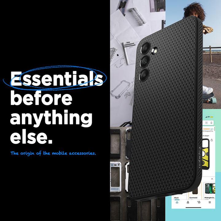 Produktbild Spigen Liquid Air Sam A15 4G/5G czarny/matte black ACS07246 (Samsung Galaxy A15)