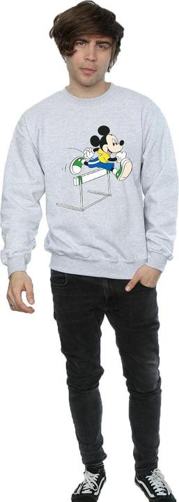 Actual product image Disney Mens Mickey Mouse Hurdles Sweatshirt (M)