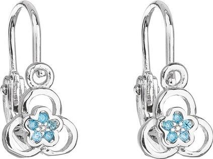 Evolution Group Silver childrenÂ's earrings with zircon Lt.ue 11171.3 for kids