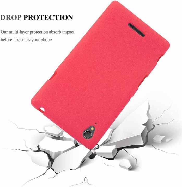 Productafbeelding Cadorabo TPU Frosted Cover (Xperia T3)