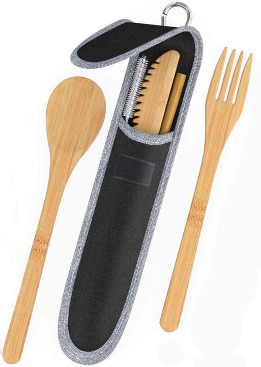 Actual product image Outdoor Spirit Cutlery set 'Bamboo'