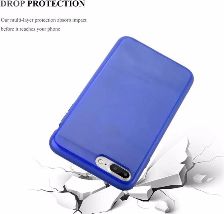 Produktbild Cadorabo TPU Brushed Cover (Apple iPhone 7s Plus, Apple iPhone 7 Plus, Apple iPhone 8 Plus)