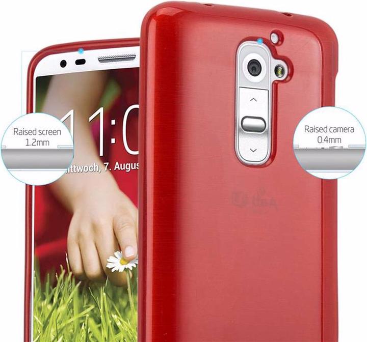 Image du produit Cadorabo Couverture TPU brossé (LG G2)