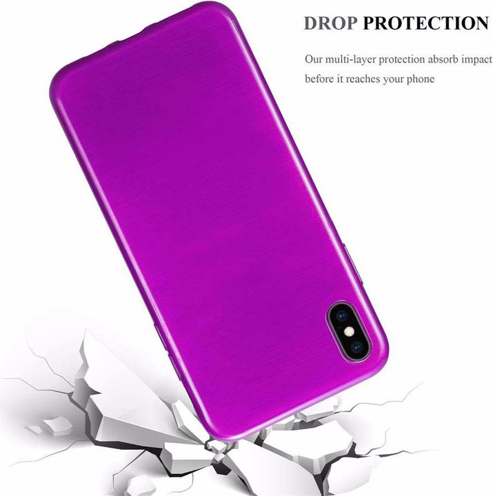 Produktbild Cadorabo TPU Brushed Cover (Apple iPhone XS Max)