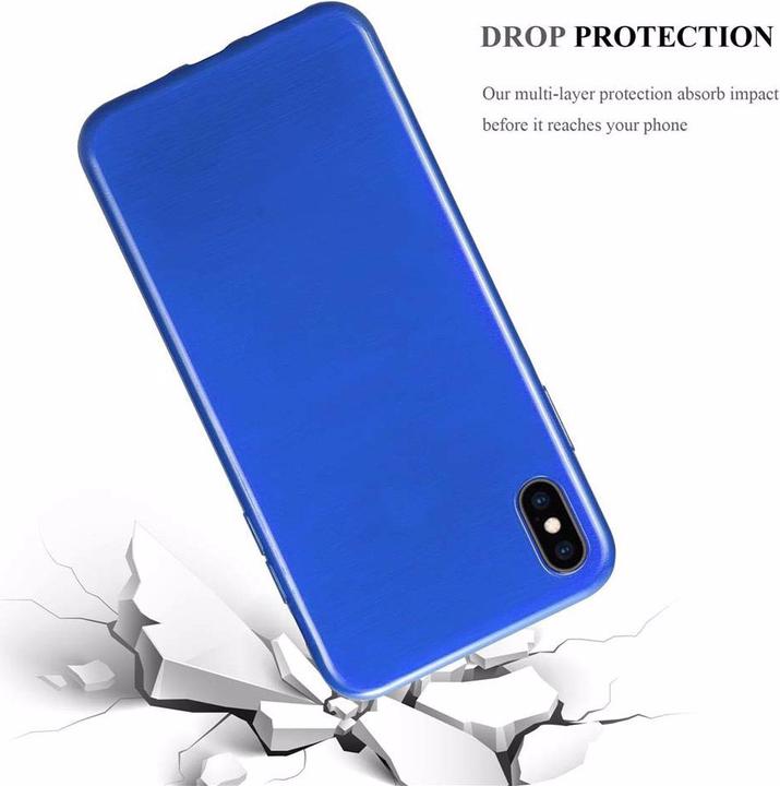 Actual product image Cadorabo TPU Brushed Cover (Apple iPhone XS Max)