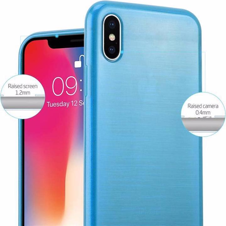 Produktbild Cadorabo TPU Brushed Cover (Apple iPhone X)