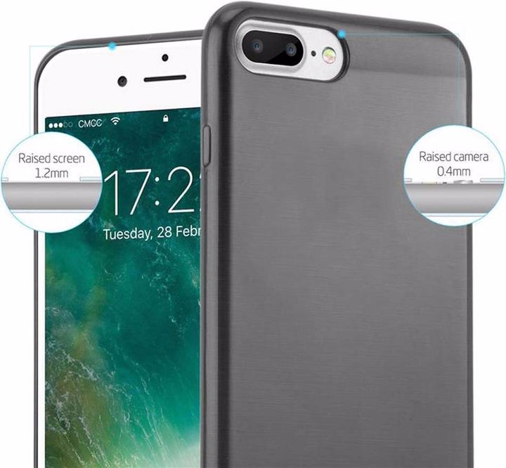 Actual product image Cadorabo TPU Brushed Cover (Apple iPhone 8 Plus, Apple iPhone 7 Plus, Apple iPhone 7s Plus)