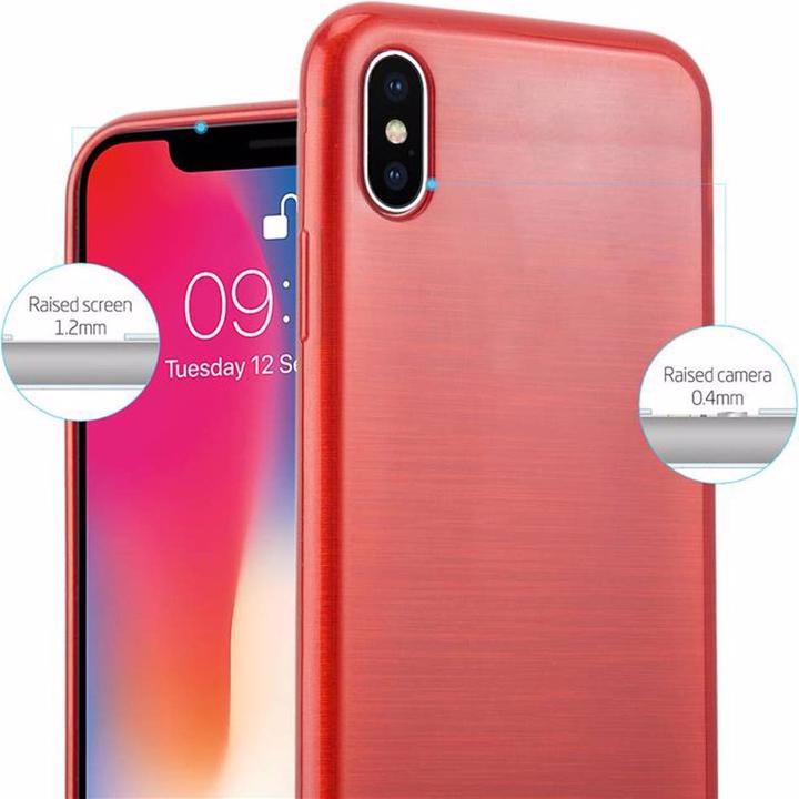 Produktbild Cadorabo TPU Brushed Cover (Apple iPhone X)