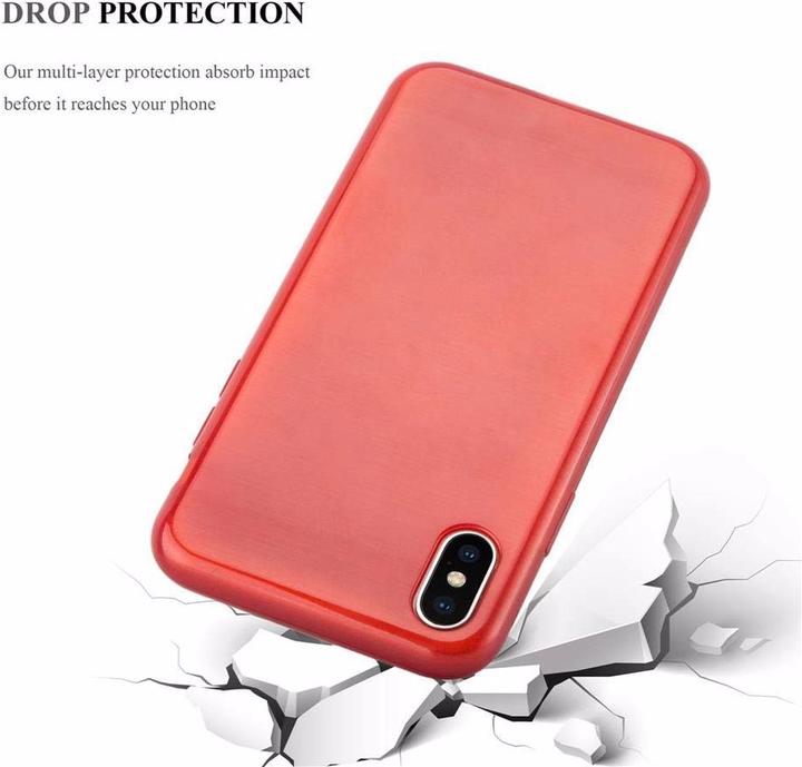 Produktbild Cadorabo TPU Brushed Cover (Apple iPhone X)