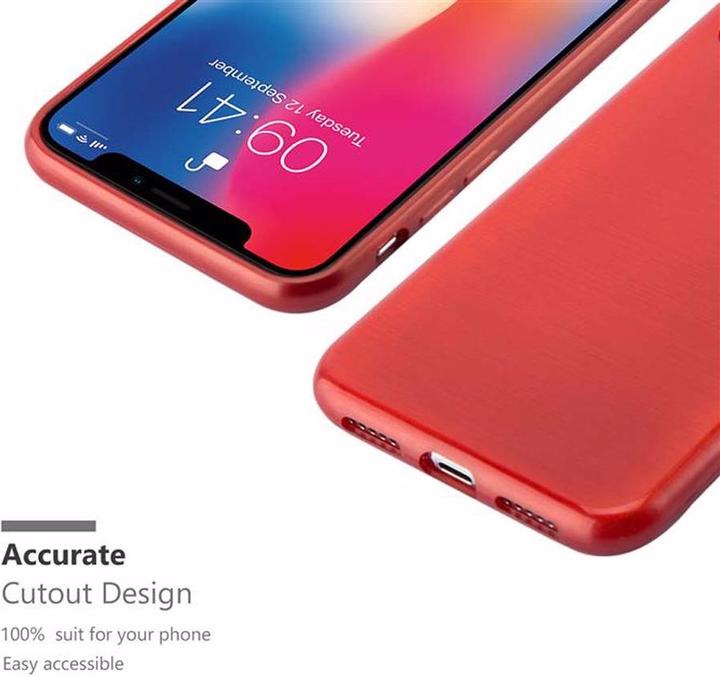 Produktbild Cadorabo TPU Brushed Cover (Apple iPhone X)