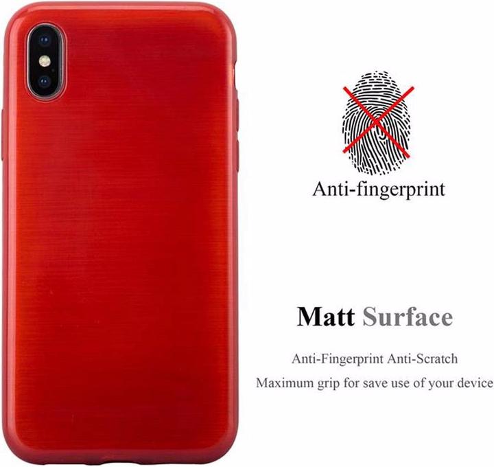 Produktbild Cadorabo TPU Brushed Cover (Apple iPhone X)