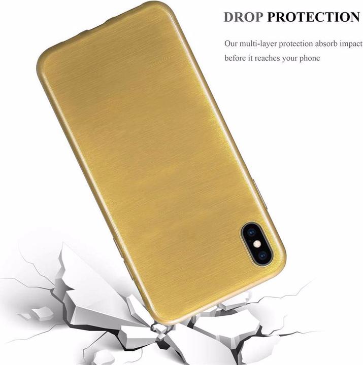 Actual product image Cadorabo TPU Brushed Cover (Apple iPhone XS Max)