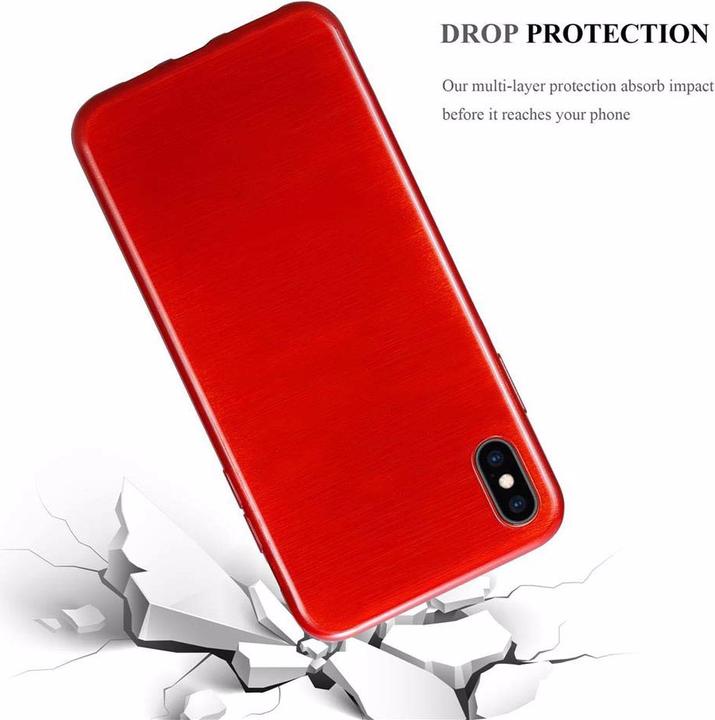 Produktbild Cadorabo TPU Brushed Cover (Apple iPhone XS Max)