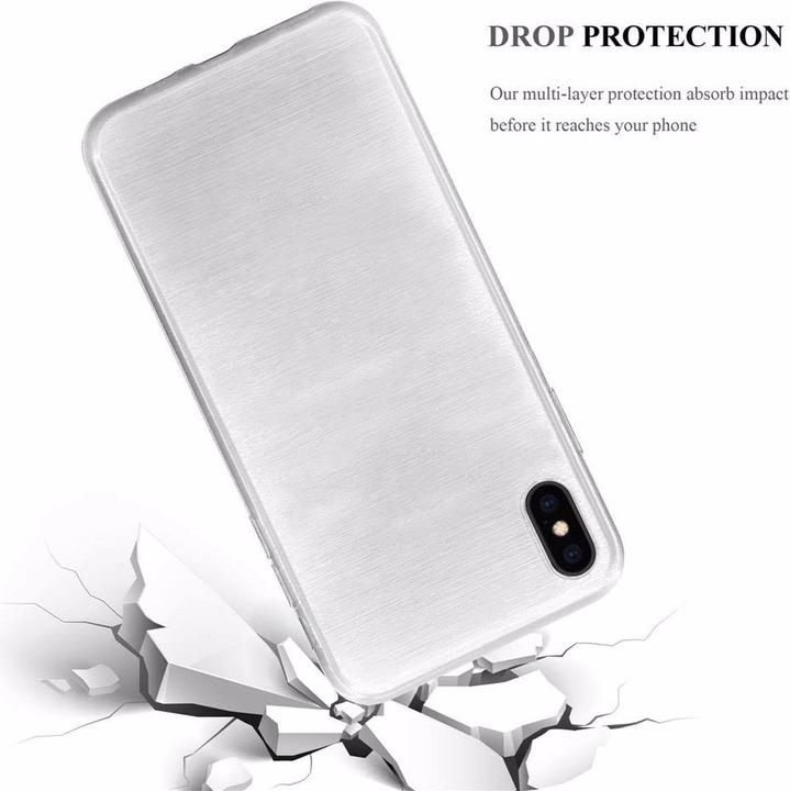 Actual product image Cadorabo TPU Brushed Cover (Apple iPhone XS Max)