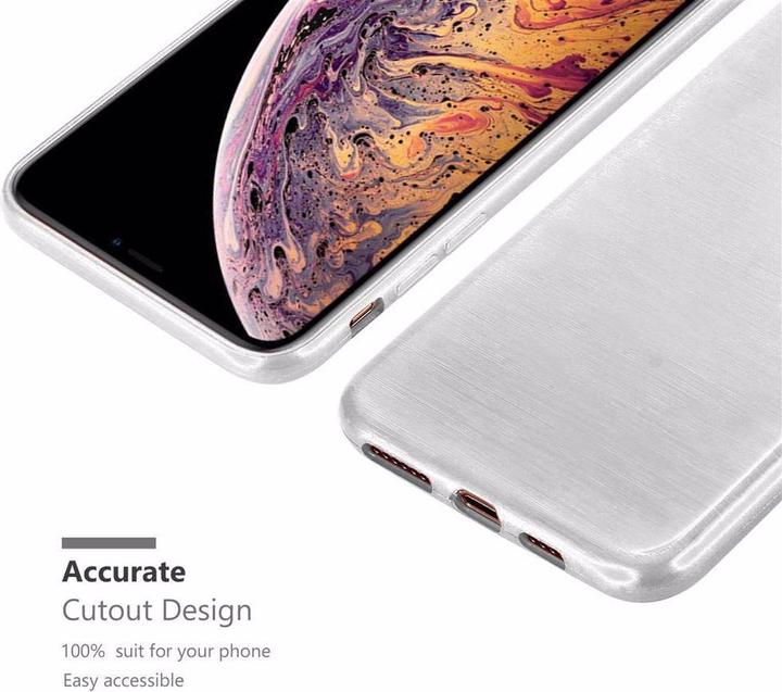 Actual product image Cadorabo TPU Brushed Cover (Apple iPhone XS Max)