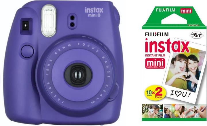 Actual product image Fujifilm Instax Mini 8, incl. 20 x Instax Mini images