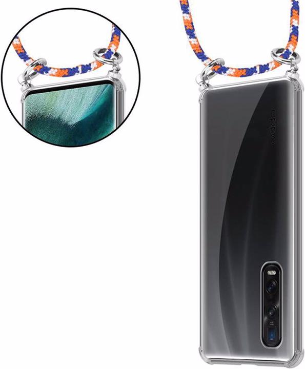 Produktbild Cadorabo TPU Handy Kette SILBER Cover