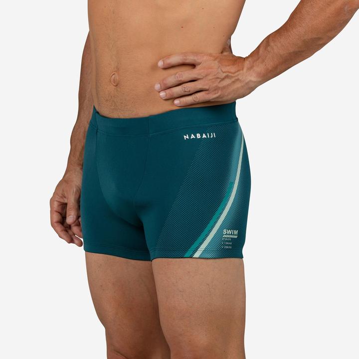 Image du produit Nabaiji Boxer de bain natation Homme - 500 Fiti lini vert (42)