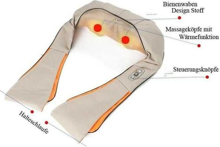 Immagine prodotto Magni Massaggiatore Shiatsu per il collo con funzione calore