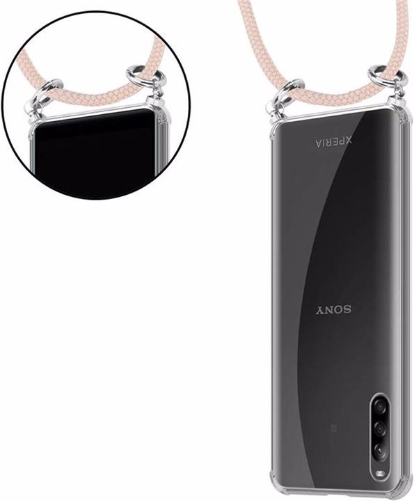Produktbild Cadorabo TPU Handy Kette SILBER Cover