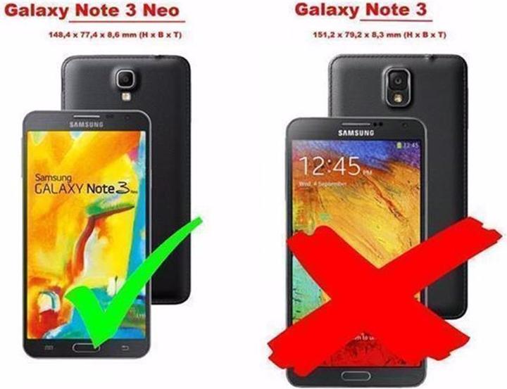 Produktbild Cadorabo TPU Frosted Cover (Samsung Galaxy Note 3 Neo)