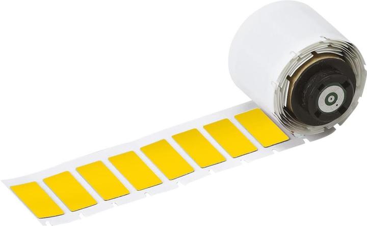 Immagine prodotto Brady M6-02-7593-YL, Poliestere espanso, giallo, lucido, 27,00 x 12,50 mm, permanente (250 E.).