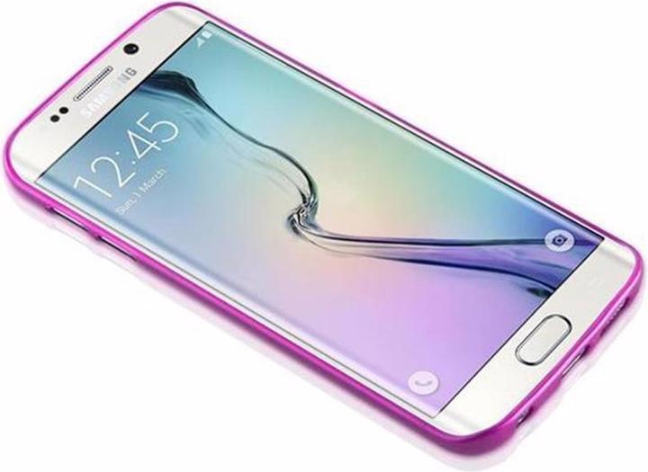 Actual product image Cadorabo TPU Brushed Cover (Samsung Galaxy S6 Edge)