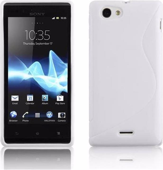 Actual product image Cadorabo TPU X-Line Cover (Sony Xperia L)