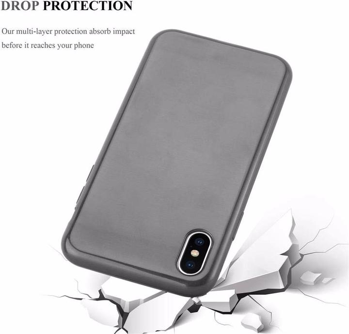 Image du produit Cadorabo Couverture TPU brossé (Apple iPhone X, Apple iPhone XS)