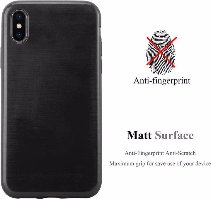 Image du produit Cadorabo Couverture TPU brossé (Apple iPhone X, Apple iPhone XS)