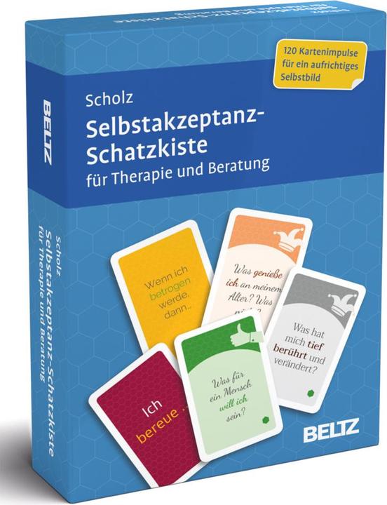Produktbild Selbstakzeptanz-Schatzkiste für Therapie und Beratung (Deutsch, Falk Peter Scholz, 2021)