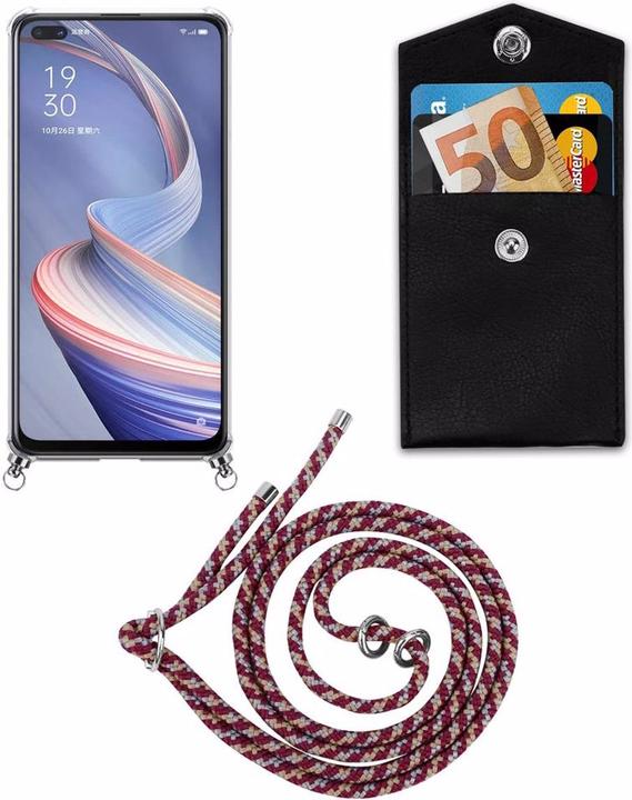 Produktbild Cadorabo TPU Handy Kette SILBER Cover