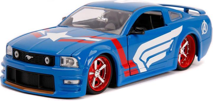 Produktbild Jada Avengers Captain America mit Auto 1:24