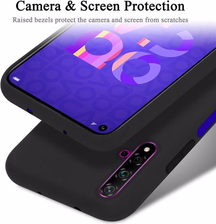 Image du produit Cadorabo TPU Liquid Silicone Case Cover (Huawei Nova 5T, Honneur 20, Huawei P20)