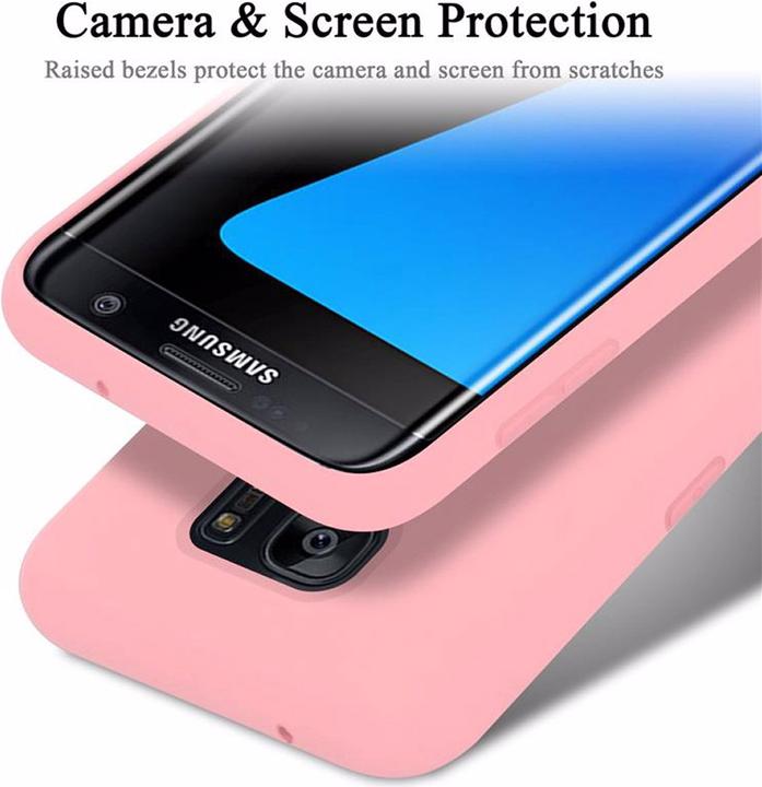 Immagine prodotto Cadorabo Copertura della cassa del silicone liquido TPU (Samsung Galaxy S7 Edge)