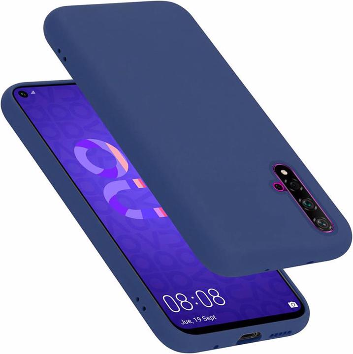 Productafbeelding Cadorabo TPU Liquid Silicone Case Cover (Huawei Nova 5T, TCL 20S, LG K20)