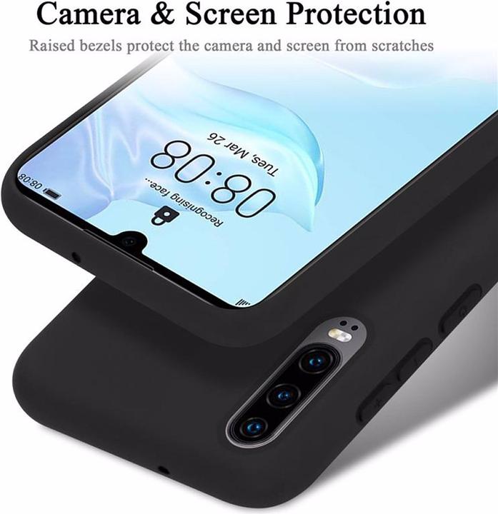 Actual product image Cadorabo TPU Liquid Silicone Case Cover (Huawei P30)