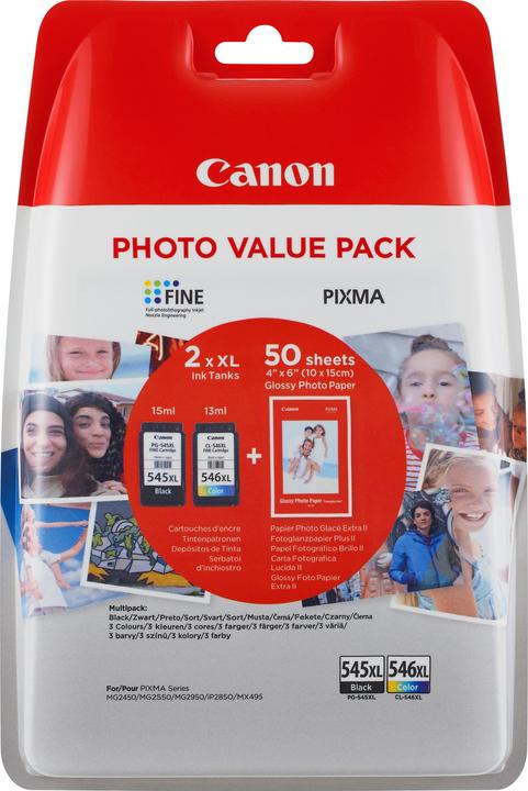 Produktbild Canon PG-545XL/CL-546XL Photo Value Pack (Color, BK)