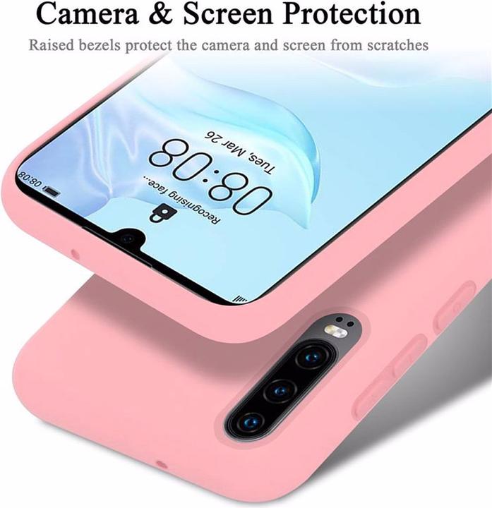Immagine prodotto Cadorabo Copertura della cassa del silicone liquido TPU (Huawei P30)