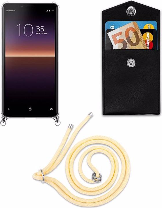 Produktbild Cadorabo TPU Handy Kette SILBER Cover