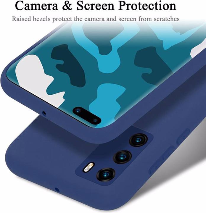 Immagine prodotto Cadorabo Copertura della cassa del silicone liquido TPU (Huawei P40)