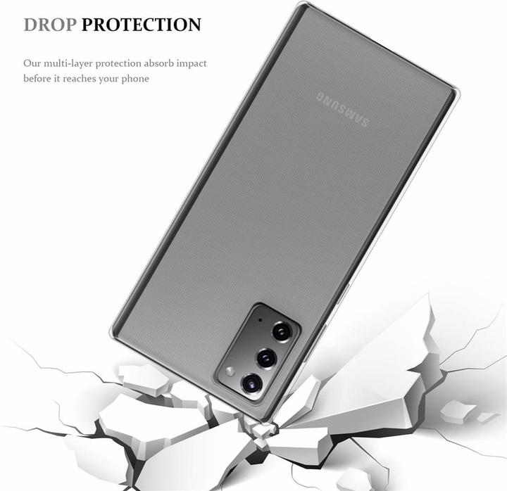 Actual product image Cadorabo TPU Ultra Slim AIR Cover (Samsung Galaxy Note 20)