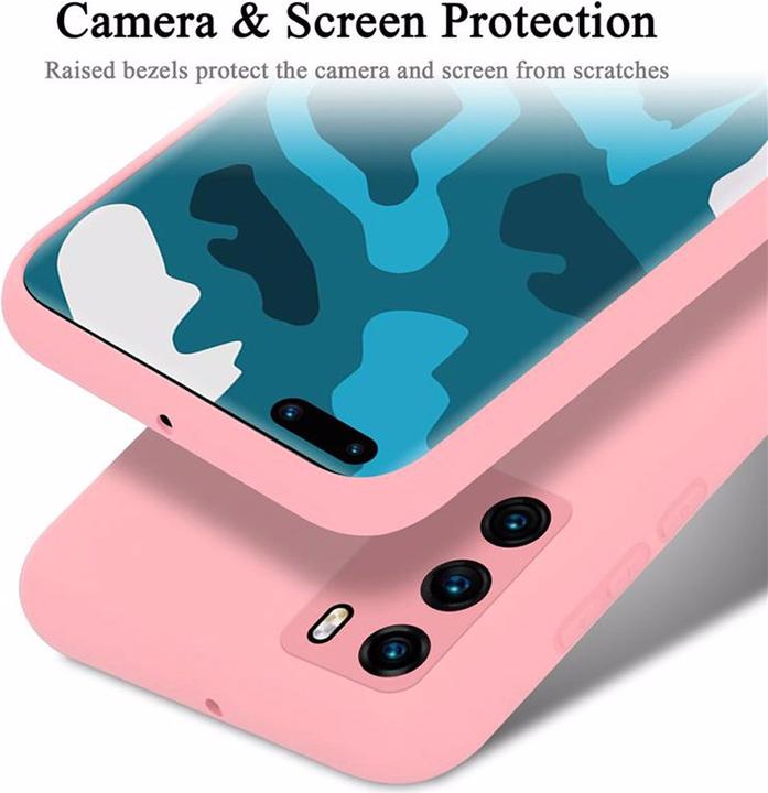 Immagine prodotto Cadorabo Copertura della cassa del silicone liquido TPU (Huawei P40)