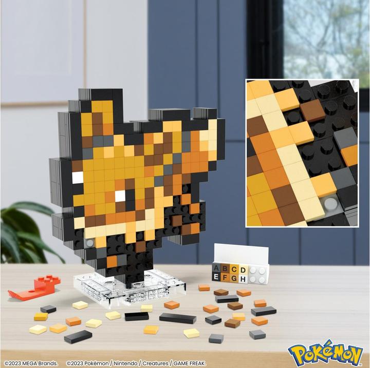 Image du produit MEGA Pokémon Evoli Pixel Art