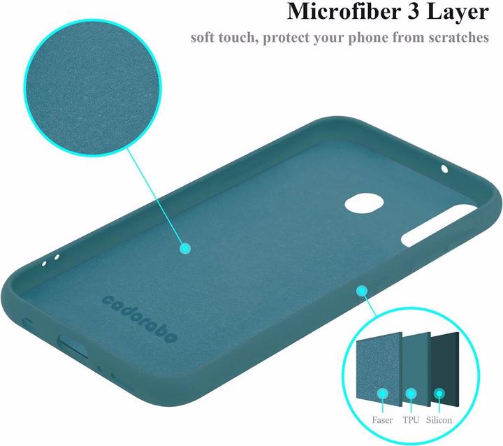 Actual product image Cadorabo TPU Liquid Silicone Case Cover (Samsung Galaxy A40s, Samsung Galaxy M30)