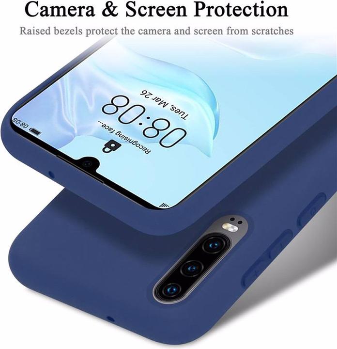 Immagine prodotto Cadorabo Copertura della cassa del silicone liquido TPU (Huawei P30)