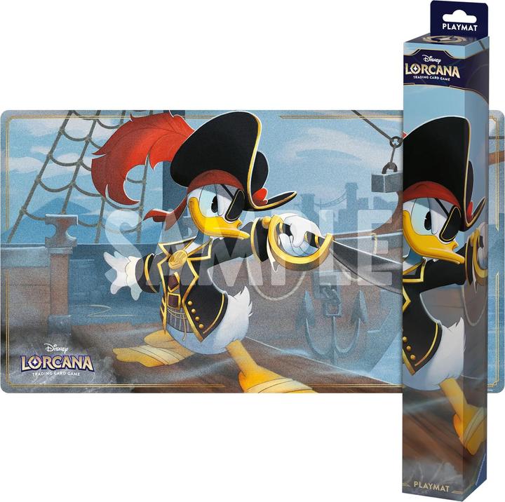 Produktbild NoName Disney Lorcana Trading Card Game: Azurblaues Meer - Spielmatte Donald Duck (Deutsch, Spanisch, Französisch, Italienisch, Englisch)
