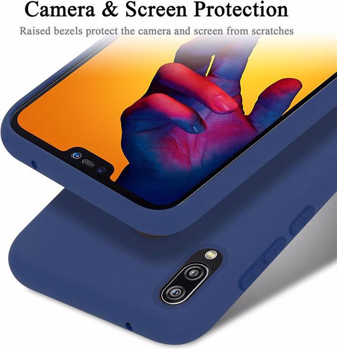 Actual product image Cadorabo TPU Liquid Silicone Case Cover (Huawei Nova 3E)